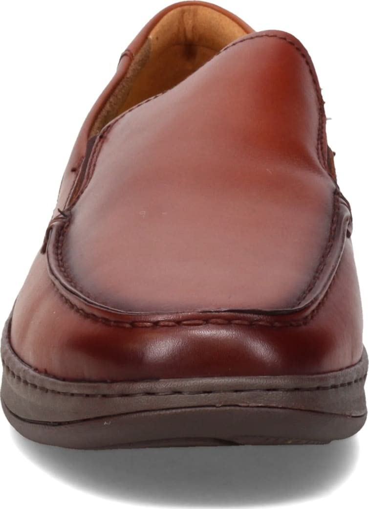 Florsheim Central Moc Toe Venetian Loafer Cognac Smooth Leather 8.5 W (3E)