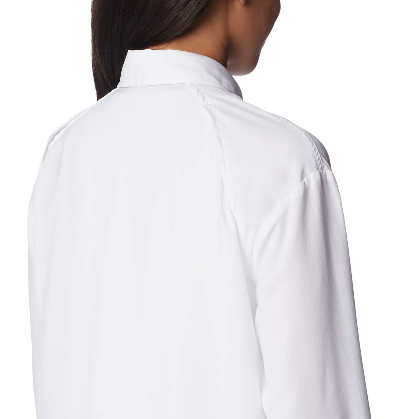 Columbia Women's Silver Ridge Utility Long Sleeve Shirt, White, Large