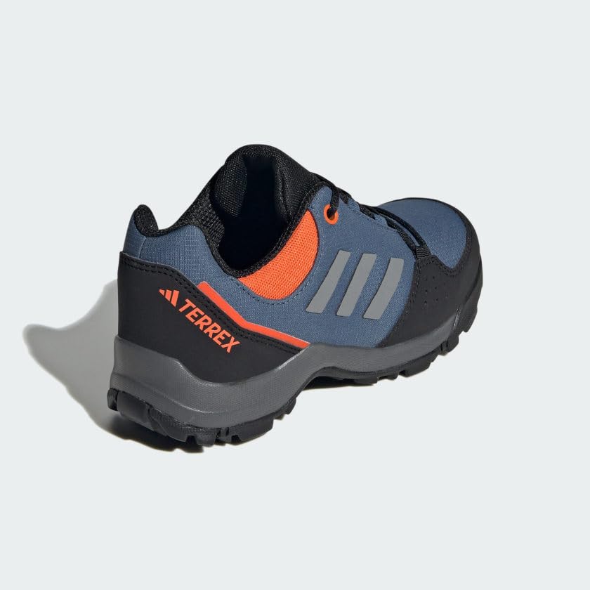 adidas Unisex-Child Terrex Hyperhiker Low Sneaker 3.5 Little Kid Wonder Steel/Grey/Impact Orange