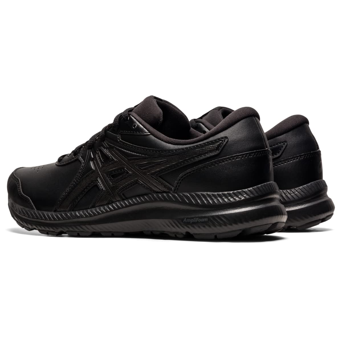 ASICS Women's Gel-Contend SL Walking Shoes, 10.5, Black/Black