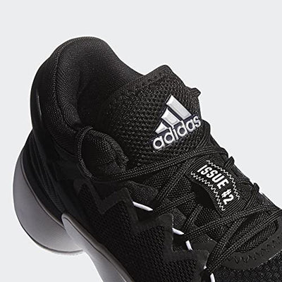 adidas Kid's Don Issue 2 Boys Basketball Core Black/White/Sky Tint 7 Big Kid