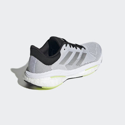 adidas Solar Glide 5 White/Silver Metallic/Pulse Lime 7 B (M)