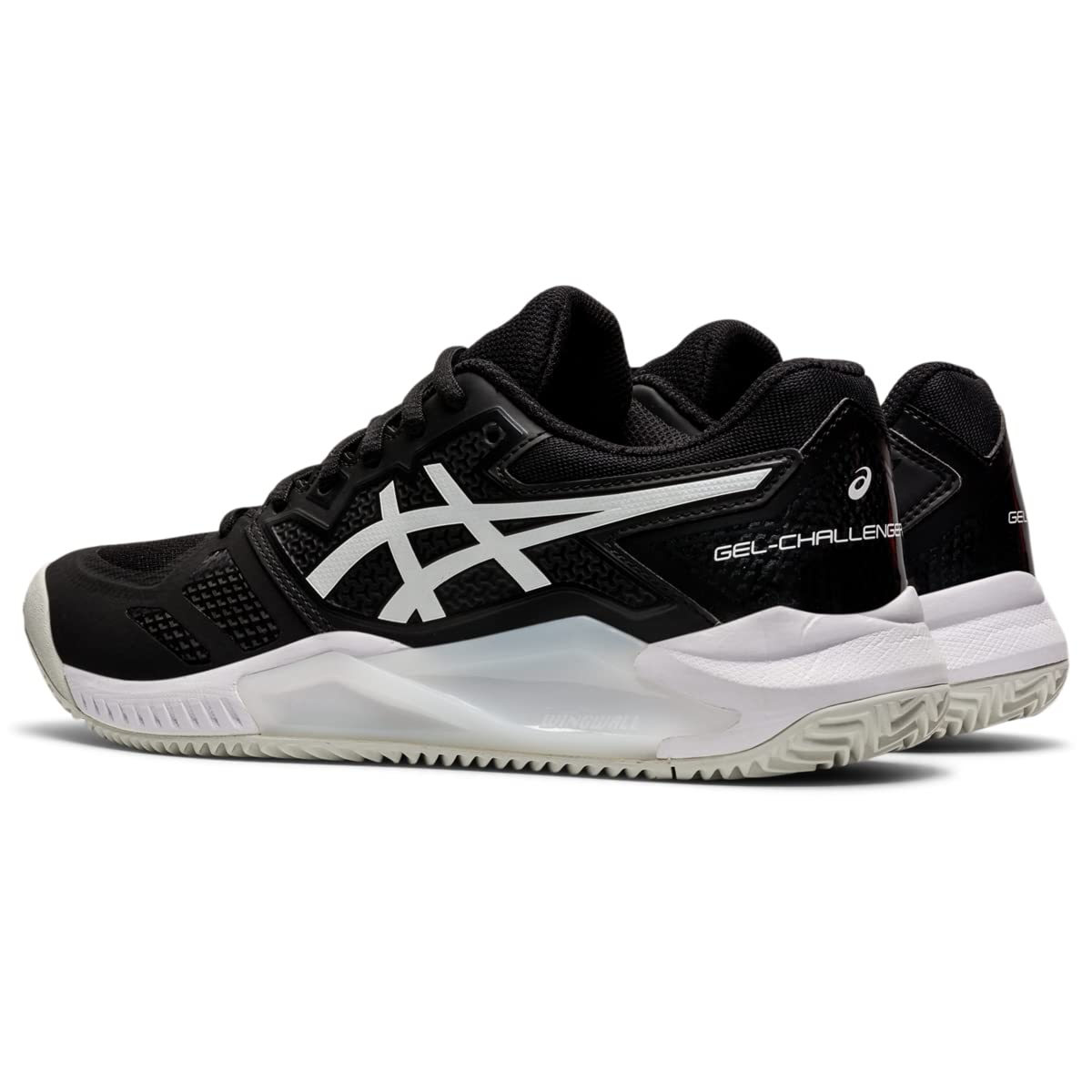 ASICS Women's Gel-Challenger 13 Clay Tennis Shoes, 11.5, Black/White