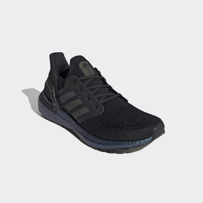 adidas Running Ultraboost 20 Core Black/Core Black/Signal Cyan 9 D (M)