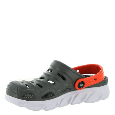 Skechers Boy's Foamies Hypno-Splash-Fusion Blast Sneaker 13 Little Kid Charcoal-orange