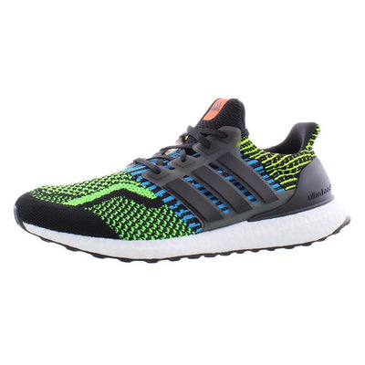 adidas Women's Ultraboost Cold.rdy Running Shoes 9.5 Core Black Team Solar Green Team Solar Orange