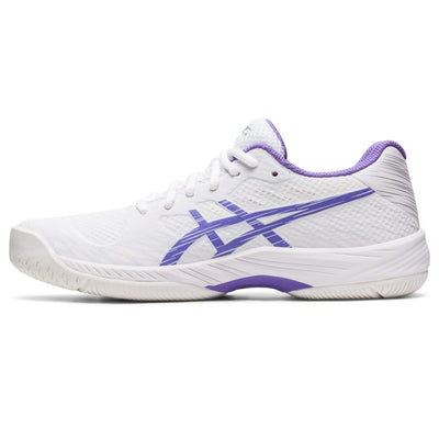 ASICS Women's Gel-Game 9 Tennis Shoes 6 White/Amethyst