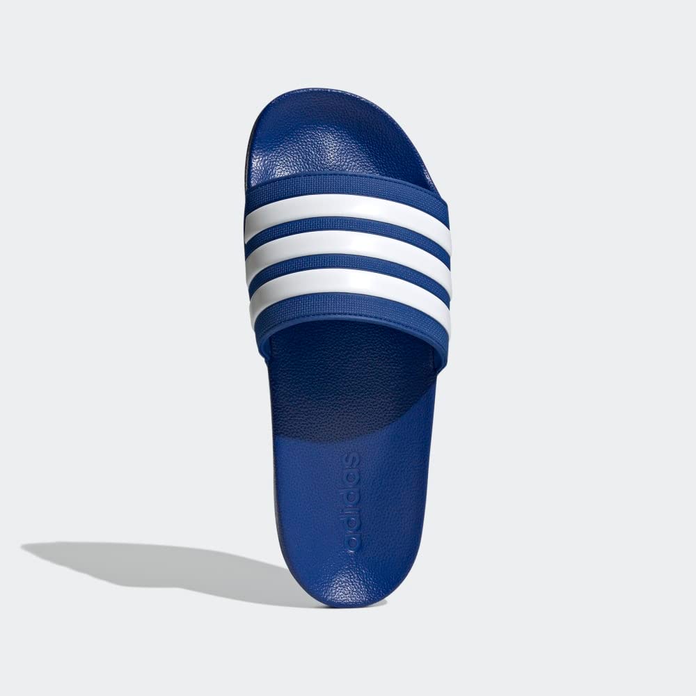 adidas Unisex Shower Slide Sandal, Team Royal Blue/White/Team Royal Blue, 8 US Men