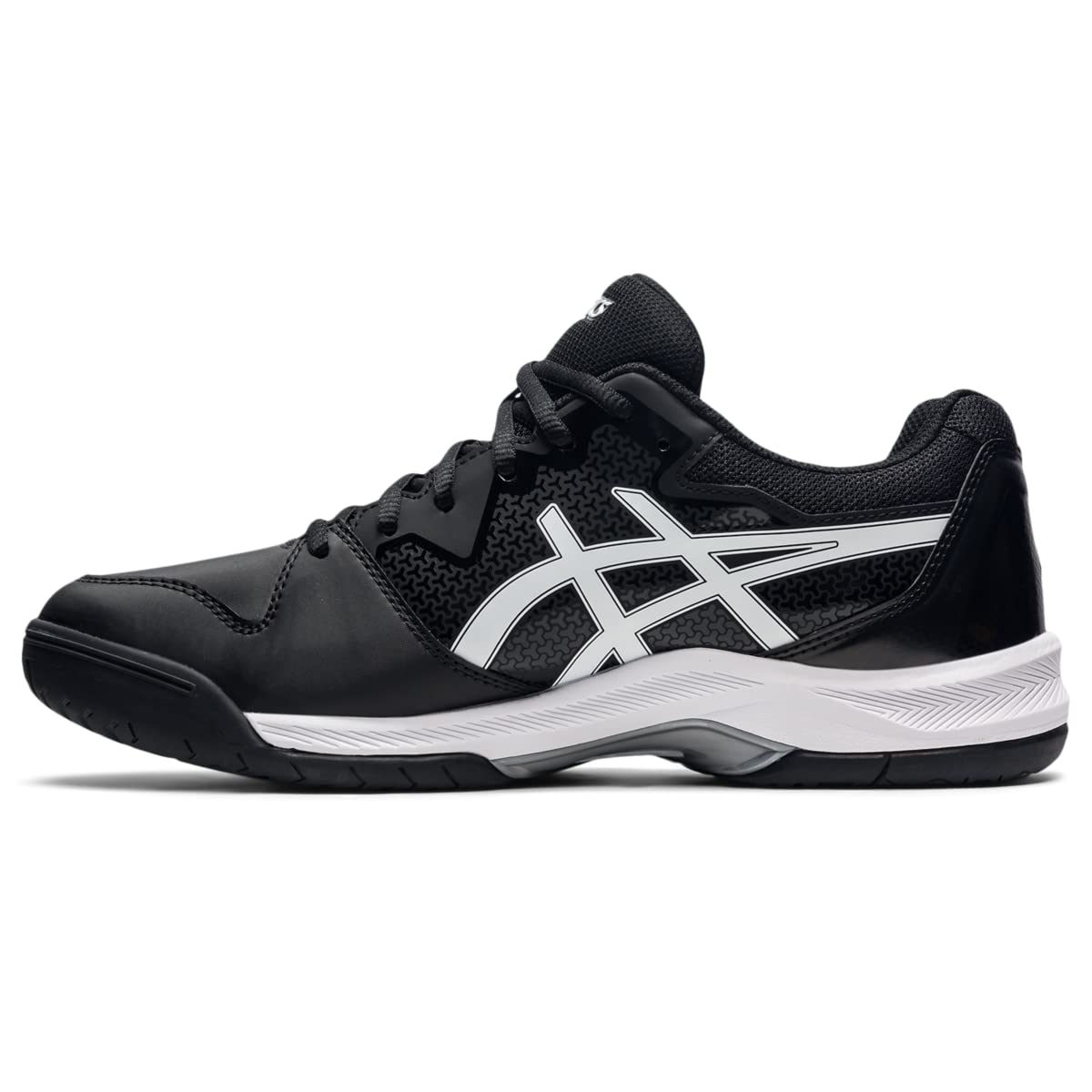 ASICS Men's Gel-Dedicate 7 Tennis Shoes, 14, Black/White