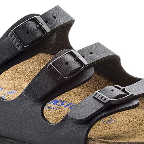 BIRKENSTOCK Women's BIRK-53013 Florida Birko-Flor Sandal, Black, 37