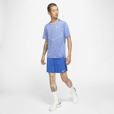 Nike Dri-FIT Rise 365 Men's Short-Sleeve Running Top Medium Game Royal/Heather