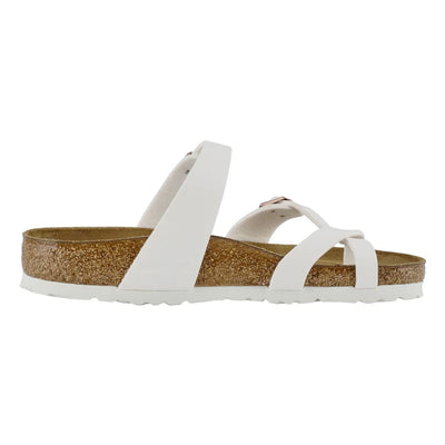 Birkenstock Unisex Mayari Birko-Flor White Sandals 9 W / 7 M US