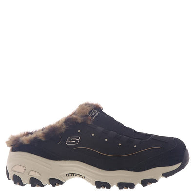 Skechers Sport DLites Plush Cloud Womens Slip On 85 BM US LeopardBlack