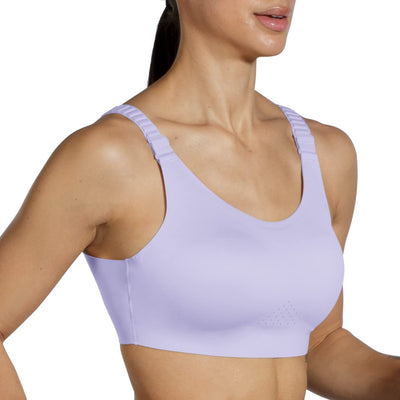 Brooks Women's Scoopback 2.0 Sports Bra for High Impact Running, Workouts & Sports with Maximum Support - Violet Dash - 34 C/D