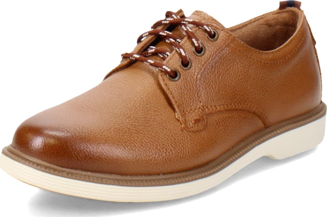 Florsheim Boy's, Supacush Plain Toe Oxford - Little Kid & Big Kid 3 Big Kid Cognac