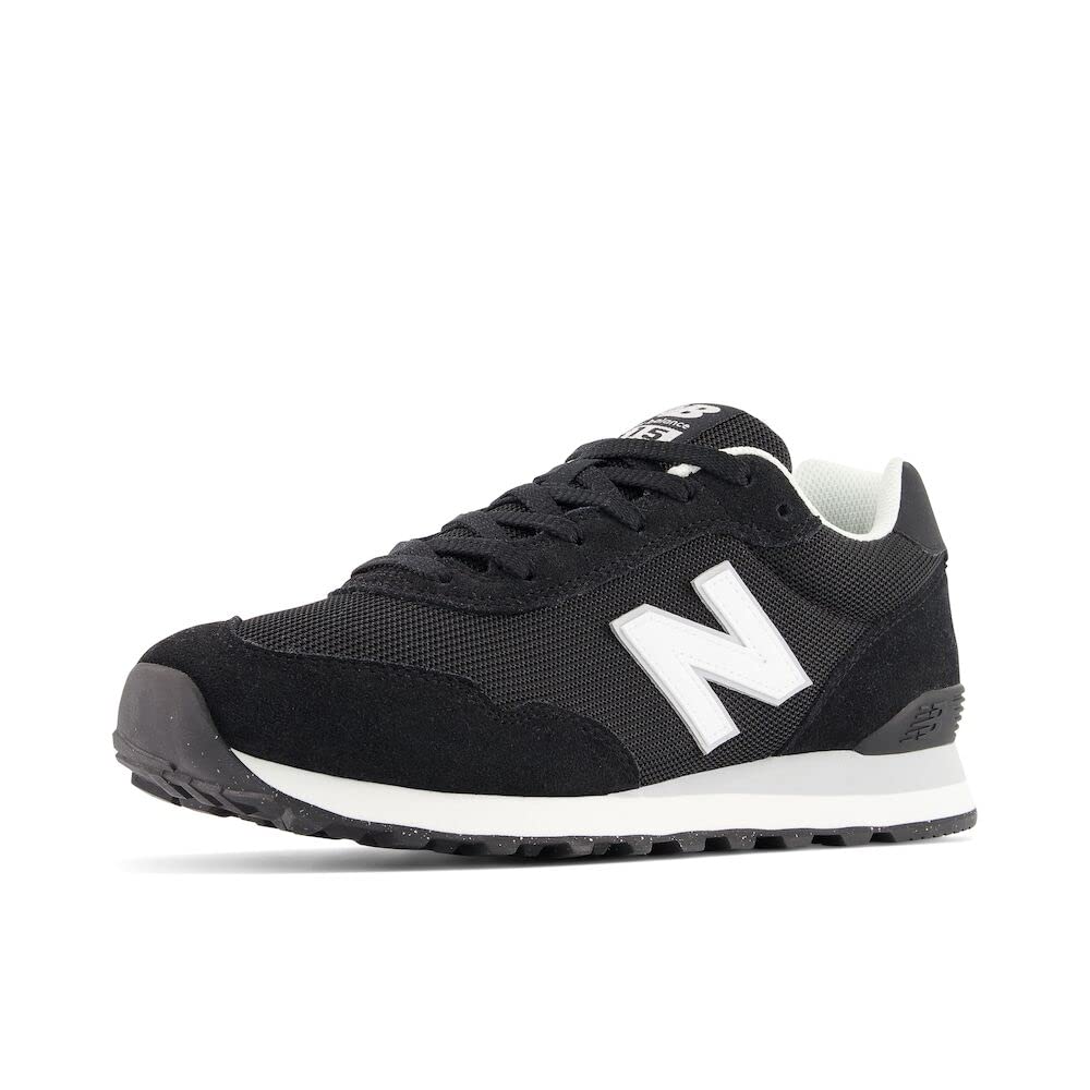 New Balance Men's 515 V3 Sneaker, Black/White/Aluminum Grey, 7.5 X-Wide