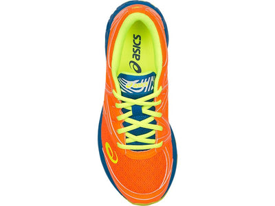 ASICS Kid's Noosa GS Running Shoes, 3.5M, Shocking Orange/Flash Yellow