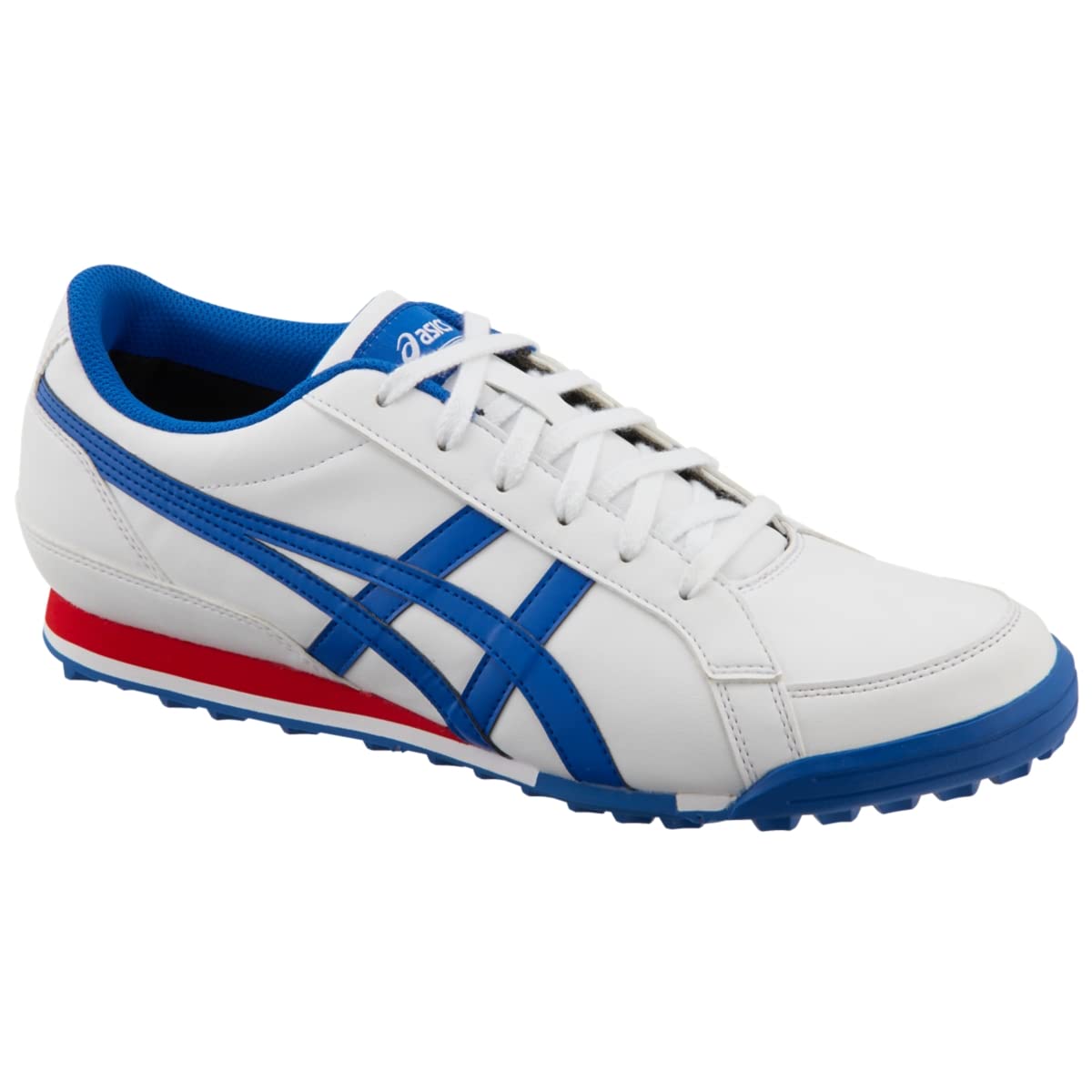 ASICS Men's GEL-Preshot Classic 3 Golf Shoes, 8.5, WHITE/IMPERIAL