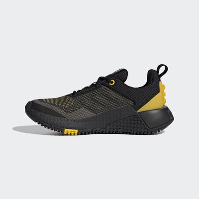 adidas Lego Sport Pro J Kids Unisex Running Shoes (Black/Yellow, 6)