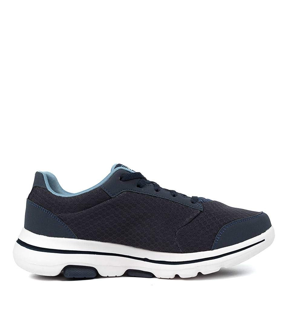 Skechers Men's Gowalk 5 Qualify-Athletic Mesh Lace Up Performance Walking Shoe Sneaker, Navy, 14