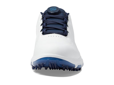 Skechers Golf Men's Pro 6 Waterproof Golf Shoe Sneaker, White/Navy/Blue Twist Fit, 11