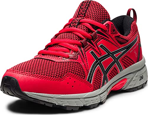 ASICS Kid's Gel-Venture 8 Grade School Running Shoes, 1, Electric RED/Black