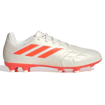 adidas Unisex Copa Pure.3 Firm Ground Soccer Shoe, Off White/Team Solar Orange/Off White, 6.5 US Men