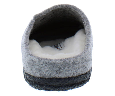 Birkenstock Zermatt Kids - Shearling Gray Wool 34 Narrow