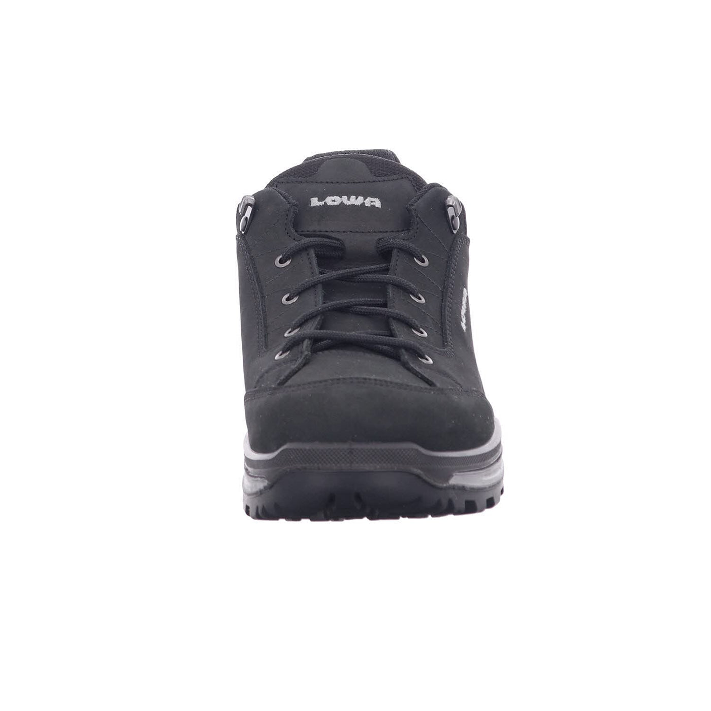 Lowa Mens Renegade GTX Lo Nubuck Leather Black Graphite Shoes 10 US