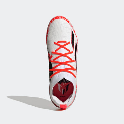 adidas Youth X Speedportal Messi.1 FG Cleats 1 Little Kid Cloud White/Core Black/Solar Red