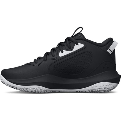 Under Armour Unisex Adult Lockdown 6 Basketball Shoe 11 Women/9.5 Men (003) Black/Black/Metallic Gold