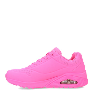 Skechers Women's Uno-Stand on Air Sneaker, HOT Pink, 7.5