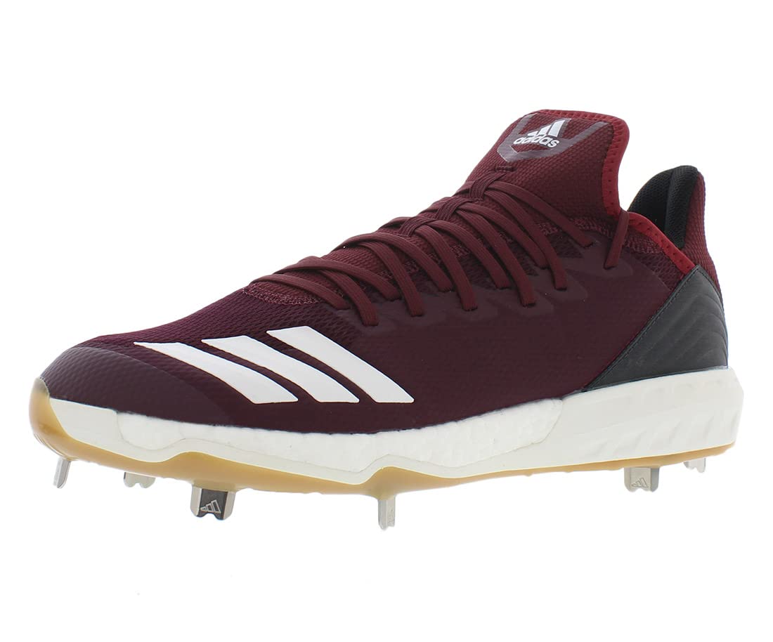 adidas Icon 4 Cleat - Men's Baseball Maroon/White/Noble Maroon