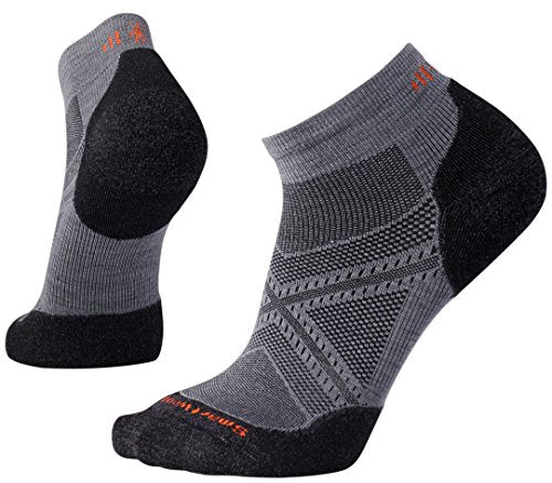 Smartwool Men's PhD Run Light Elite Low Cut Socks Graphite X-Large