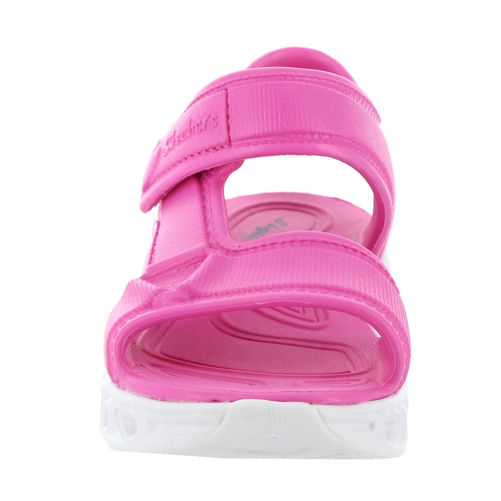 Skechers Foamies Heart Lights Sandal 308045N Girls' Infant-Toddler Sandal 10 Little Kid Pink