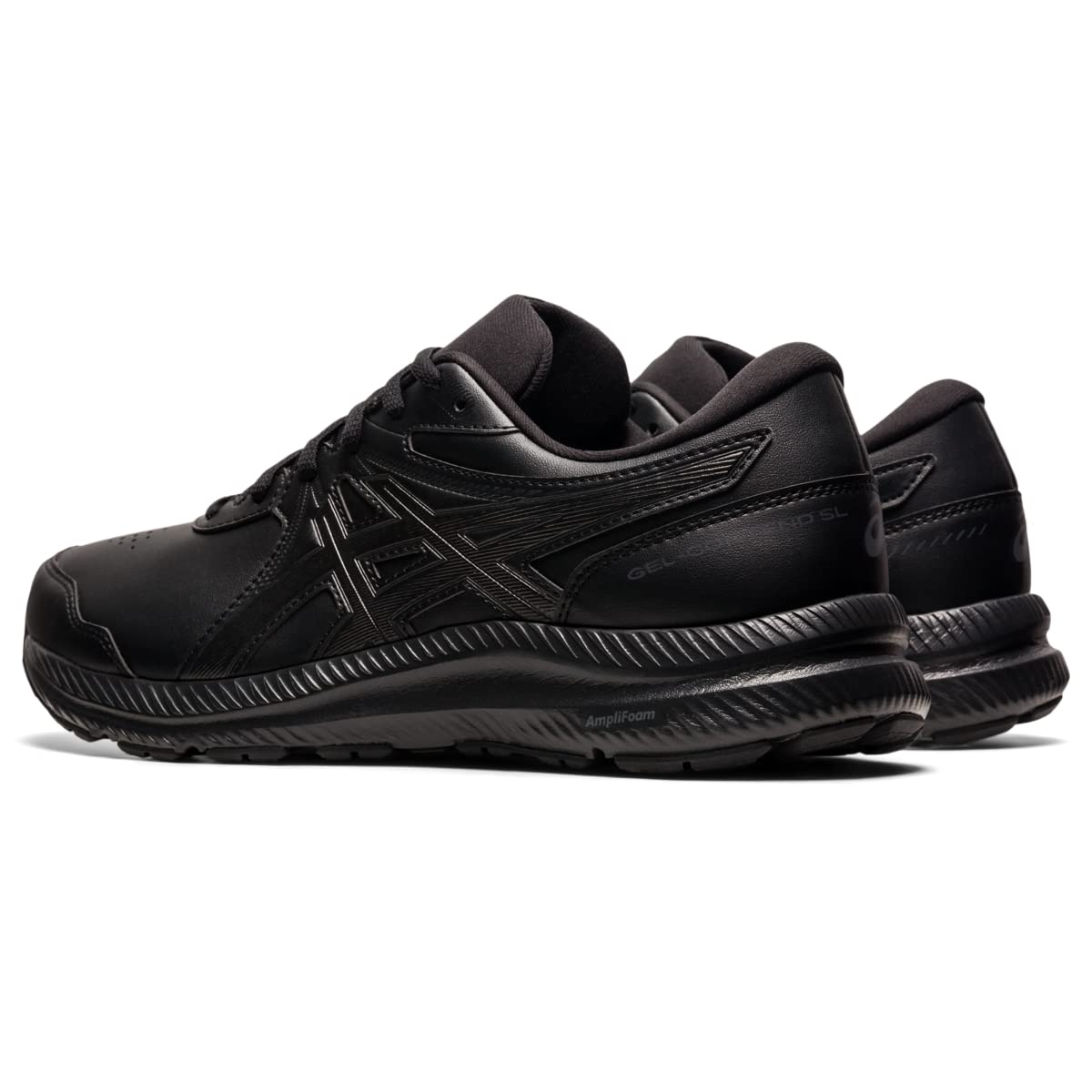 ASICS Men's Gel-Contend SL Walking Shoes 12.5 Black/Black