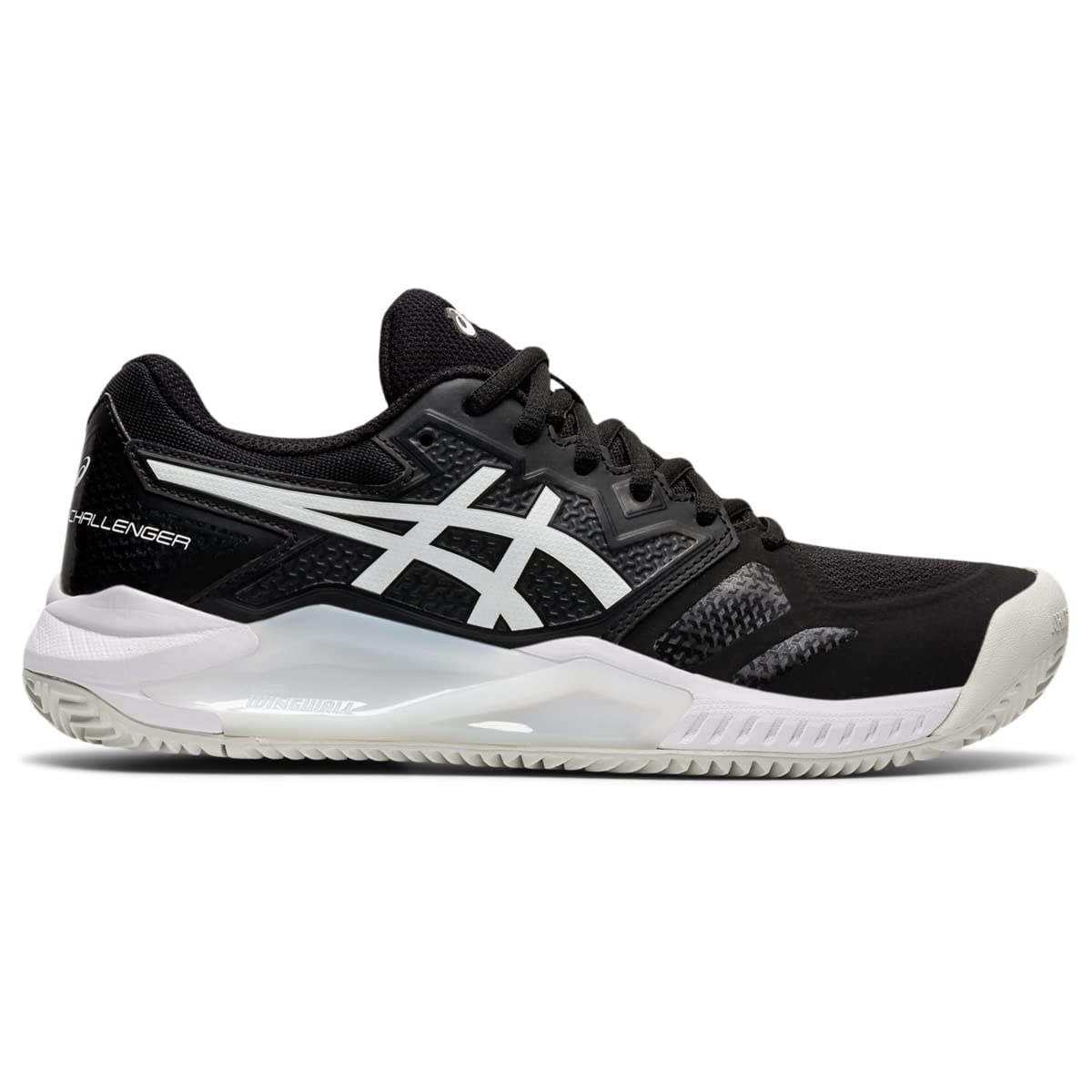 ASICS Women's Gel-Challenger 13 Clay Tennis Shoes, 11.5, Black/White