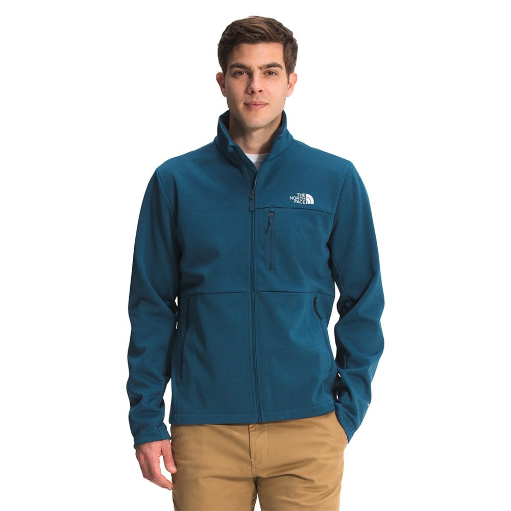 THE NORTH FACE Men's Apex Canyonwall Eco Jacket, Monterey Blue Heather, Large