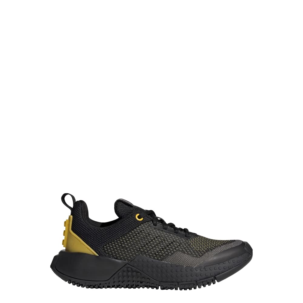 adidas Lego Sport Pro J Kids Unisex Running Shoes (Black/Yellow, 6)