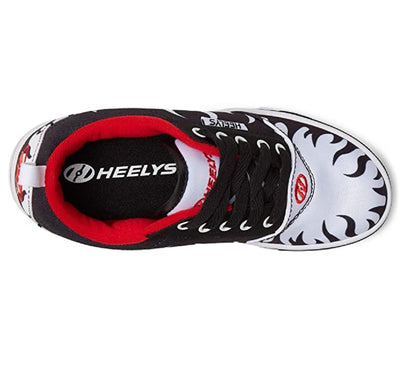 Heelys girls Wheeled Footwear Skate Shoe 13 Little Kid Black/Red/White