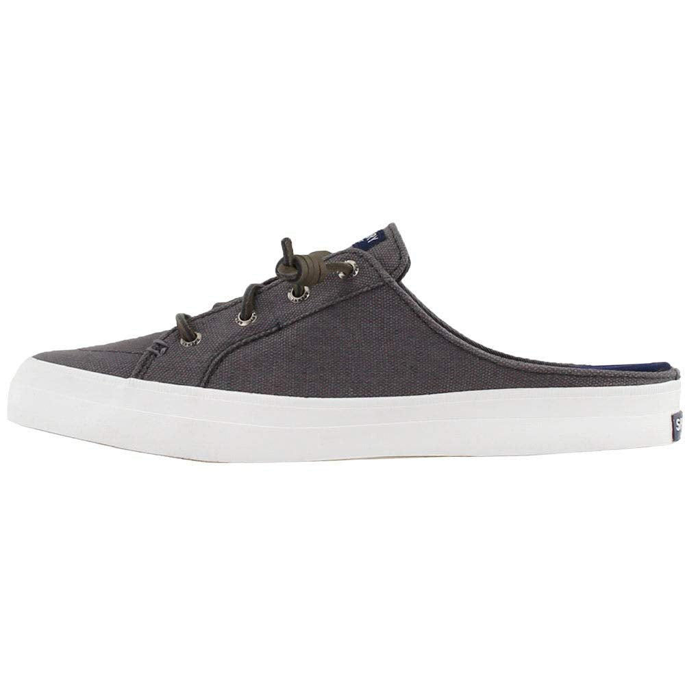 Sperry Crest Vibe Mule Canvas Grey 6.5 M (B)