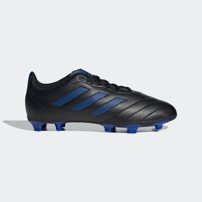 adidas Kids Goletto VII Firm Ground Cleats Soccer Shoe, Core Black/Royal Blue/Core Black, 10 US Unisex Toddler