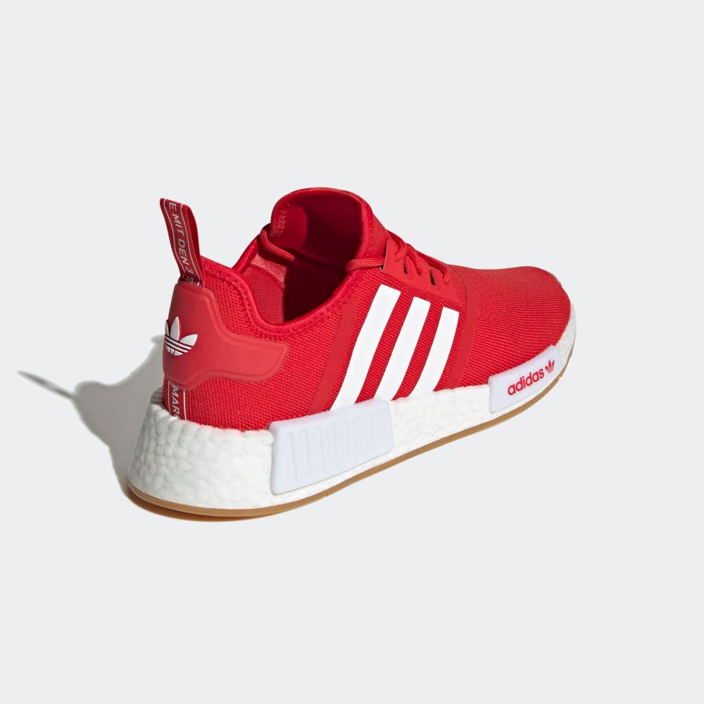 adidas Mens NMD R1 Lace Up Sneakers Shoes Casual - Red - Size 11.5 M