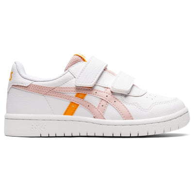 ASICS Girl's Japan S PS (Toddler/Little Kid) White/Ginger Peach 10 Toddler M