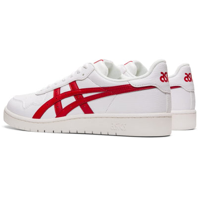 ASICS Men's Japan S Fashion Sneakers White/Speed Red 11.5