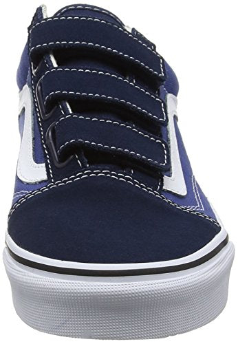 Vans Unisex U Old Skool V Sneaker, Blue(Dress Blues/True Navy(Suede/Canvas), 7.5 US Men