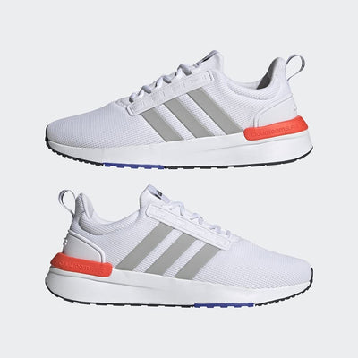 adidas Mens Racer Tr21 Running Sneakers Shoes - White 11 White/Grey/Solar Red