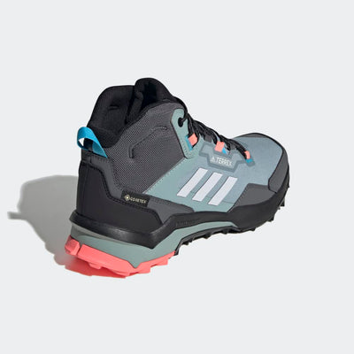 adidas Women's Terrex AX4 Mid Gore-TEX Hiking Shoe 6.5 Magic Grey/Dash Grey/Acid Red