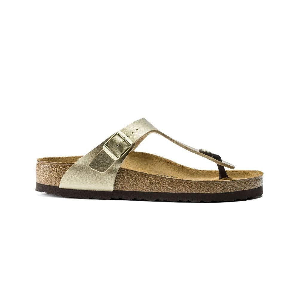 Birkenstock Women's Flip Flops, Gold, 6.5