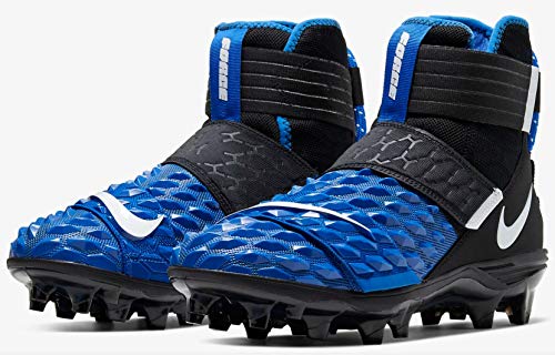 Nike Men's Force Savage Elite 2 Football Cleats (Black/White-Game Royal, Numeric_7_Point_5)